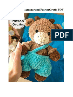 Peluche Vaca Amigurumi Patron Gratis PDF