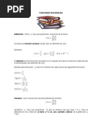 Funciones Racionales