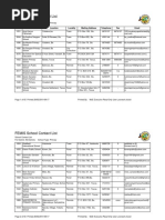 Primary School Contact List