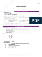 Hs Desengrasante Industrial