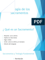 Teología de Los Sacramentos