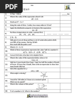 Mental Math 6th Grade 9