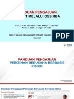 Panduan Pengajuan SPP-IRT Melalui OSS RBA