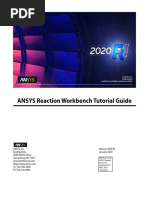 ANSYS Reaction Workbench Tutorial Guide 2020 R1