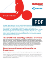 ZScaler Cloud Web Security - Datasheet