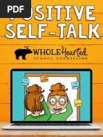 Positive Self-Talk Social Emotional Lesson by WholeHearted School Counseling