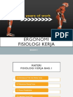 Ergonomi Fisiologi Kerja Bagian 1