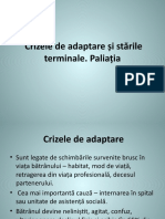 Crizele de Adaptare Și Stările Terminale-Curs 6-1