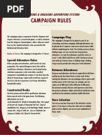 Campaign Rules