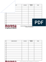 Lista de Asistencia Comites Morena