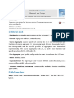 Concrete Mix Design For High Strength Self-Compacting Concrete Using Metakaolin