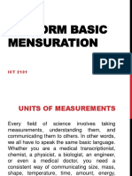 Units of Measurement