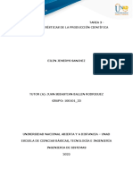 Tarea 3 Características de La Producción Científica - Eilen Jemerys Sanchez