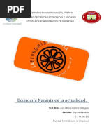 Ensayo de La Economía Naranja Diseño 