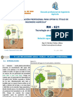 IV - Las Relaciones Agua - Suelo - Planta y Atmósfera II CA-IA-G4