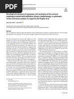 Escamoso de Esofago Cervical Metaanalisis, Guler 2022