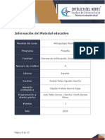 Modulo Antropologia Filosofica