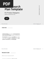 UX Research Plan Template - Saas - UX - 2022-02 (Indypixels - Co)