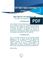 Ley Del Organismo Judicial