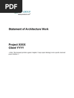 TOGAF 9 Template - Statement of Architecture Work