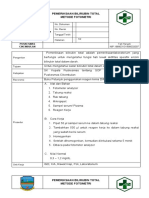 SOP Pemeriksaan Bilirubin Total