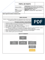 PERFIL DE PUESTO Docente de Francés