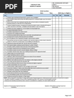 Checklist For Work at Height 13.02.01 HSE OCP-04 F-01 R-1