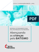 Treinamento Sobre o Batismo Infantil