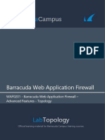 WAF01 Barracuda Web Application Firewall - Foundation - Topology