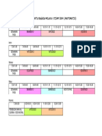 Jadual Waktu Bahasa Melayu 1 Pismp Sem 1 (Matematik)