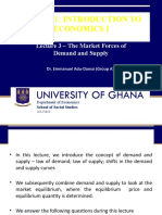 ECON 101 Lecture 3 - The Market Forces of Demand & Supply