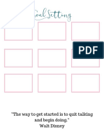 Goal Setting Template