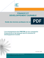 Guide L Accompagnement Des Pme Pmi Par Les Compagnies D Assurances Et Les Banques Dans Le Domaine Du Developpement Durable