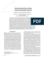 Big Returns From Small Fibers A Review of Polymer-Carbon Nanotube Composites 2003