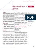 Neuroleptic Malignant Syndrome A Guide For Psychiatrists