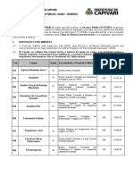 Concurso Prefeitura Capivari SP Edital 3 2022