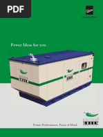 'Kirloskar Green' 15-250kVA Geneset