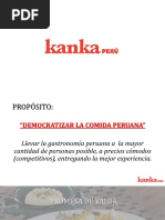 Modelo de Servicio KANKA EN MESA