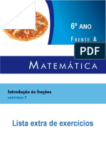 Complemento - Lista Extra Matemática - 6º Ano - Livro 2 - Capítulo 07 FA