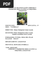 PROYECTO INNOVACIÓN - ORQUIDEARIO - IE 18416-Tambillo