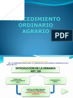 Procedimiento Ordinario Agrario