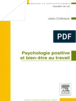 Jean Cottraux - Psychologie Positive Et Bien-Être Au Travail