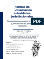 Medios y Formas de Comunicación Interjurisdiccional - Final