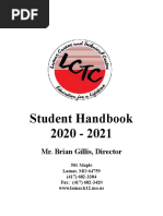 2020-2021 LCTC Student Handbook