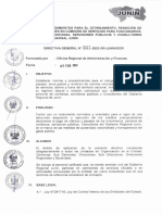 Directiva Regional 03 - Viáticos en El Gobierno Regional