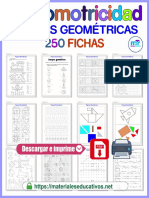 250 Fichas Grafomotricidad Con Figuras Geométricas Niños