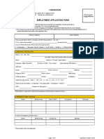 Employment Application Form