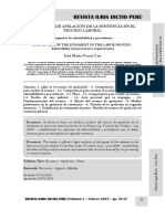 El Recurso de Apelación de La Sentencia en El Proceso Laboral - Autor José María Pacori Cari