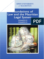 BOOK Foundations of Law and The Mauritian Legal System Seenundun PDF