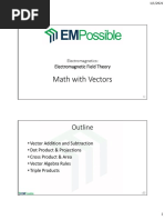 Lecture Math With Vectors